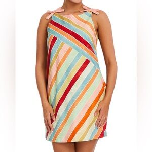 Mestiza New York Payton Cabana Stripe Minidress sz M
NWT